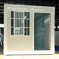 Bâtiment Modulaire Préfabriqué Pliable 20FT à Faible Coût et Couleur Personnalisée en Acier Galvanisé pour Bureau, Entrepôt et Stockage Moderne