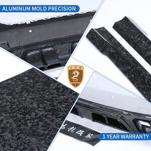 Kit de carrosserie de conversion en fibre de carbone de style MSY pour Rolls Royce Ghost 4ème génération 2021-2024, pare-chocs avant, aileron arrière, embouts d'échappement - Product Image 3
