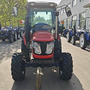 Free Shipping Cheap 50HP 60HP Mini <b>Tractors</b> CE Four-wheel <b>Ride</b>-on <b>Tractor</b> with Accessories for Sale - Product Image 6