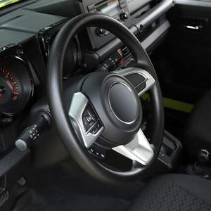 Accesorios <span class=keywords><strong>Jimny</strong></span>, decoración de cubierta de <span class=keywords><strong>volante</strong></span> para <span class=keywords><strong>Suzuki</strong></span> <span class=keywords><strong>Jimny</strong></span> JB64 JB74 2023 2018 2019 JB64W JB74W - Product Image 3
