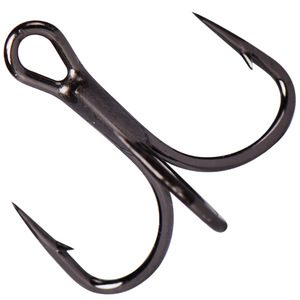 Mustad Triple <b>Hook</b> <b>Black</b> Nickel Lure Fishing Freshwater Fish <b>Hook</b> 3 Pronged <b>Hook</b> TG76 - Product Image 2