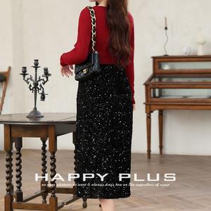 Runqi – haut en tricot plissé à col carré, manches longues, coupe ajustée, couleur rouge bordeaux, vêtement intérieur pour femmes, N9018 - Product Image 4