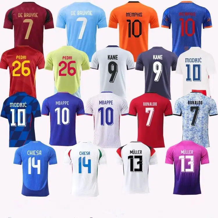 Kaus sepak bola 24/25 produk laris pakaian Olahraga kaus klub sepak bola pria kaus seragam sepak bola bermerek penggemar