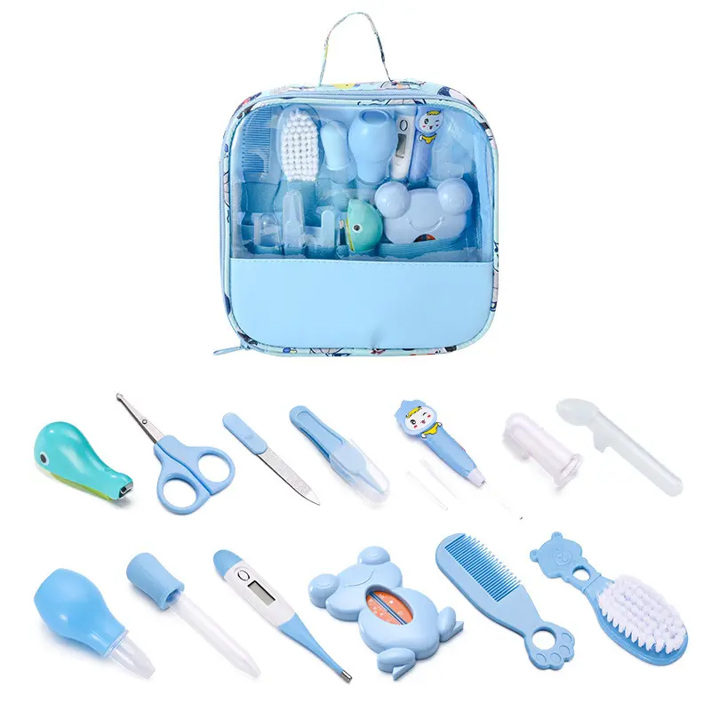 Dropshipping 13 pcs set factory promotion baby care supplies baby nail care health care set