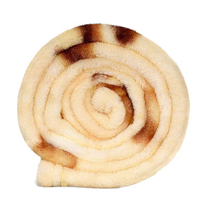 Mantas de Franela Personalizadas al por Mayor 100% Poliéster con Diseño de <span class=keywords><strong>Pizza</strong></span>, Mantas Suaves con Diseño de Burrito y Tortilla - Product Image 3
