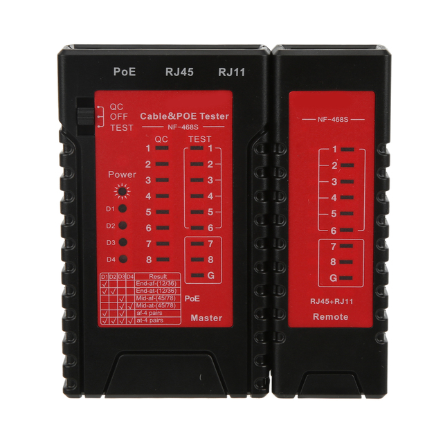 NOYAFA NF-468S Net Cable Tester Withstand Voltage Disconnection Detection Telephone Cable Tester