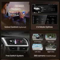 Autoradio Junsun sans fil CarPlay Android Auto pour Audi A4 A4L B8 2009 2010 2011 2012 2013-2016 GPS multimédia 2din