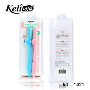 Maquinilla de afeitar multifunción para cejas 2pes, herramienta de maquillaje de acero inoxidable para mujer, maquinilla de afeitar para recortar cejas - Product Image 2