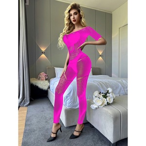 Nuovi Stili 2026 2024 Tute Intere da Donna Personalizzate Monocolore Casual Streetwear Body Sexy Eleganti - Product Image 4