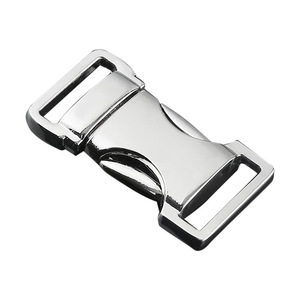 Side Release Buckle Zinc Alloy Silver Black Durable For Bags Fasteners <b>Hardware</b> Accessory - Product Image 4