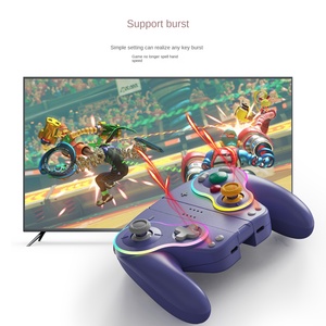 แป้นเกมสวิตช์ปุ่มกดแบบกลไกย้อนยุคคันโยกเคลือบเรืองแสง - Product Image 4