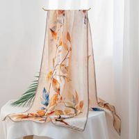Coffret Cadeau Écharpe en Tissu de Luxe Léger et Haut de Gamme avec Châle Imprimé par Transfert Thermique Personnalisé pour Anniversaires et Fêtes