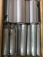 Nouvelle conception, couvercle de protection flexible en aluminium gris argenté pour guide de glissière, résistant à la poussière, pour machines CNC de petite taille