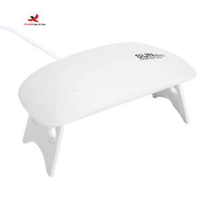 Lampe UV LED portable de 6W avec logo personnalisé, format mini, pour séchage des ongles, avec câble USB, pour vernis gel, GZ RTS, commande en gros mixte - Product Image 1