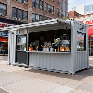 Boutique mobile extérieure 10ft 20ft, bar et café contemporains en conteneur, magasin <span class=keywords><strong>de</strong></span> proximité modulaire et mobile - Product Image 1