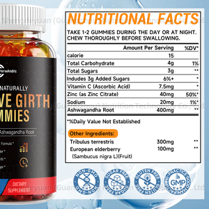 Integratori per Adulti Senza Zucchero per Prestazioni Maschili Prolungate, Etichetta Privata OEM - Product Image 2