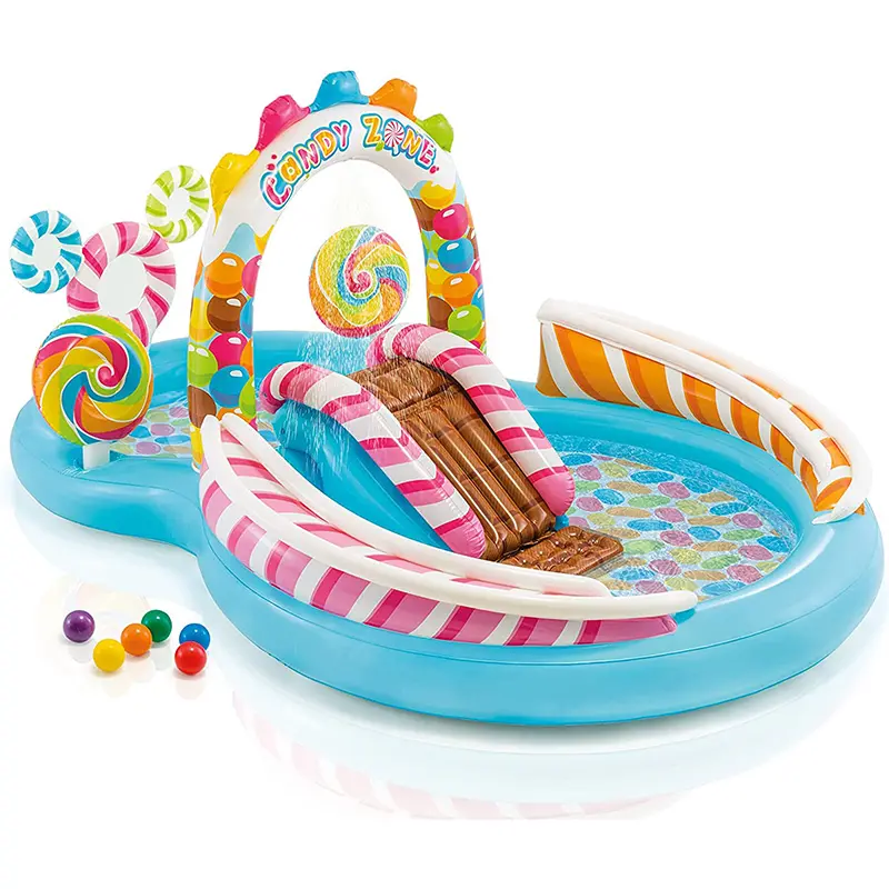 Custom PVC Water Play Center Kleiner Pool Aufblasbarer Pool für Sommer partys