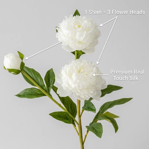 Peonías <span class=keywords><strong>de</strong></span> Seda Realistas al por Mayor, 75cm, 3 Cabezas, Flores Artificiales Artesanales para Ramos <span class=keywords><strong>de</strong></span> Boda <span class=keywords><strong>de</strong></span> Lujo 2026, Decoración Floral para el Hogar - Product Image 5