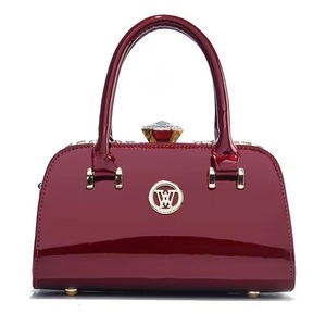 Nouveau <span class=keywords><strong>Sac</strong></span> à Main Multifonctionnel pour Femme en PU Brillant Orné de Paillettes et de Diamants, Forme Oreiller, Fermeture à Fermoir, <span class=keywords><strong>Petit</strong></span> <span class=keywords><strong>Sac</strong></span> Textile <span class=keywords><strong>Rouge</strong></span> pour Dîner - Product Image 2