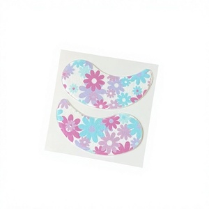 Masques pour les yeux en gel floral avec acide hyaluronique hydratant pour tous types de peaux, masque pour les yeux en hydrogel - Product Image 1