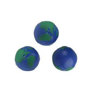 Mappa del mondo in schiuma di poliuretano palla antistress Globe giocattolo per adulti e bambini - Product Image 1