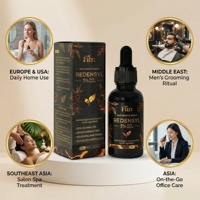 Sérum Capillaire Croissance Peptides Mélange Apothicaire Huile de Ricin Pétales de Rose Huiles Essentielles Formule Artisanale OEM Marque Privée Vente en Gros