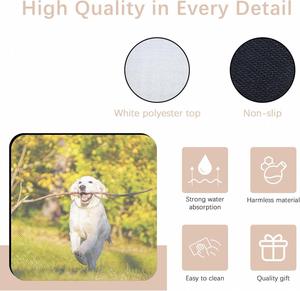 Posavasos de Madera Ecológicos con Corcho, Estilo Europeo, Personalizables con Logotipo, Forma Cuadrada, Tamaño Personalizado, para Regalo - Product Image 3