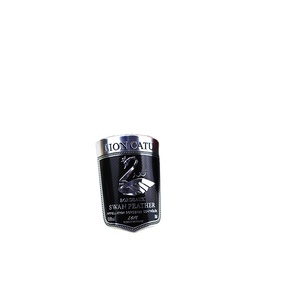 Stiker kustom pabrik botol anggur emas aluminium stempel mewah 3D Label timbul stiker logam Label anggur - Product Image 3