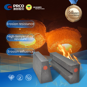 Brique réfractaire ultra-dense en magnésite chromite fusionnée et rebondie pour ligne de dégazage <span class=keywords><strong>VOD</strong></span> et tuyère de dégazage - Product Image 1