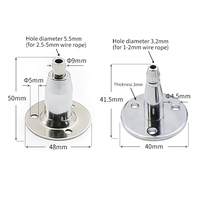 Système de suspension en acier inoxydable guirlandes de câbles transparentes pinces de câble lumières vente en gros New Age produits fil câbles pince