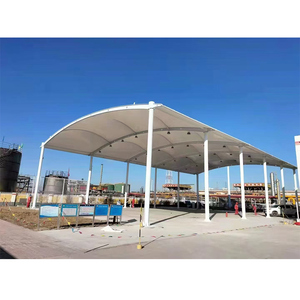 Estructura de Membrana Arquitectónica de PVDF de Diseño de Calidad, Estructura Tensada, Techo Deportivo, Cancha Deportiva Arquitectónica - Product Image 5