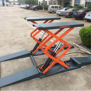 Alineación hidráulica portátil, tijera doble de tiro alto, elevador automático para coche, en venta - Product Image 2
