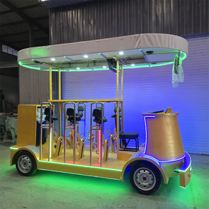 Mini <span class=keywords><strong>limusina</strong></span> eléctrica para 9 pasajeros, autobús personal ecológico para turismo y excursiones, coche de <span class=keywords><strong>fiesta</strong></span> para turismo - Product Image 1