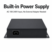 Switch POE Compacto de 4 Puertos y 100Mbps, Fácil Instalación, Plug and Play, Alimentación por Ethernet para Redes Inalámbricas Domésticas