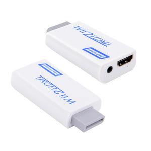 <span class=keywords><strong>Adaptador</strong></span> convertidor HD 1080P <span class=keywords><strong>Wii</strong></span> <span class=keywords><strong>a</strong></span> <span class=keywords><strong>HDMI</strong></span> Convertidor de audio dual <span class=keywords><strong>HDMI</strong></span> de 3,5mm para computadora PS4 y pantalla de monitor HDTV doméstica con <span class=keywords><strong>Wii</strong></span> 2 - Product Image 1