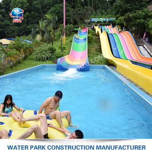 Thiết Kế Mới Trong Vui Chơi Giải Trí Nơi Sợi Thủy Tinh Trượt Nước Cho Thuê Gia Đình Bè Trượt Nước Để Bán - Product Image 2