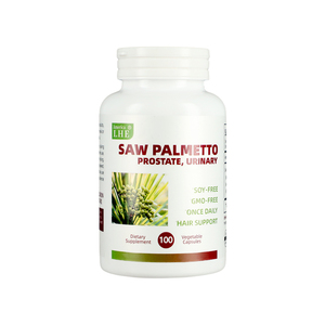 Complément alimentaire personnalisé à base de palmier nain pour la santé de la prostate chez l'homme. Soutient la santé de la prostate. Capsules de palmier nain. - Product Image 1