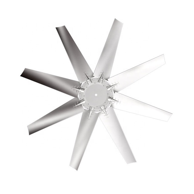 Axial Fan 8-blades Aluminum Alloy Impeller Cooling Tower Fan Blade