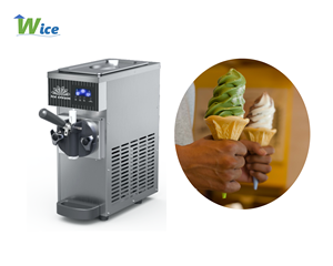 Machine à glace molle économique WICE Factory, saveur unique, 5,5 L, petite et légère, pour usage commercial, avec prix de gros, facile à utiliser - Product Image 4