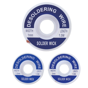 Excellente qualité 3.5mm cuivre dessouder tresse fil large soudure fil dessouder mèche pour enlever les composants <span class=keywords><strong>SMDs</strong></span> - Product Image 1