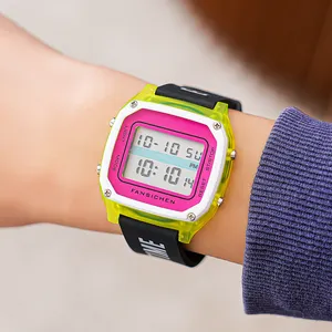 OEM warna-warni cetak warna permen lucu murah jam tangan pelajar jam tangan modis untuk anak-anak harga rendah