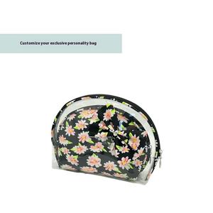 PVC Women's Travel <b>Bag</b> Fashionable <b>Waterproof</b> Cosmetics <b>Bag</b> with Pastoral Design Convenient for Daily Use Going - Product Image 5