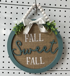 Mdf dấu hiệu mùa thu dấu hiệu treo tường theo mùa chào đón mộc mạc Vòng gỗ tùy chỉnh trang trí nội thất mảng bám tường bằng gỗ trang trí nội thất sơn - Product Image 2