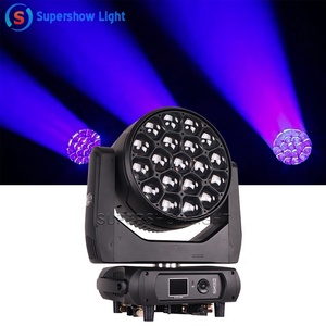 Supershow Pixel 19X40W Giai Đoạn Bee Eye Zoom Chùm Đèn 19*40W Bee Eyes LED Rửa Di Chuyển Đầu DJ Ánh Sáng Cho Tổ Chức Sự Kiện Đảng - Product Image 1