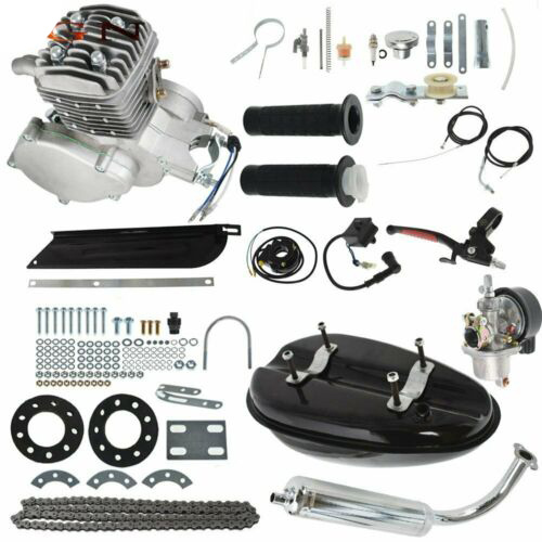 DIY 80cc 2Stroke Cycle Bike Engine Motor Petrol Gas Kit for Motorized Bicycle
