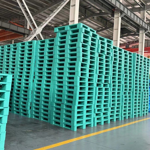 พาเลทพลาสติกสำหรับงานหนักแบบยูโรปิดใช้งานได้สำหรับใช้ในอุตสาหกรรมใช้ซ้ำได้3ชั้น - Product Image 4