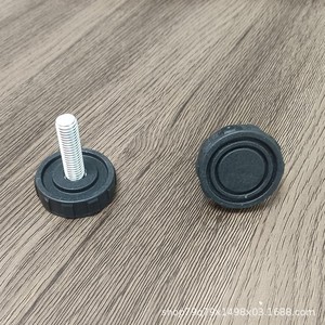 <b>Adjustable</b> Feet 40mm Diameter M10 Plastic Furniture <b>Legs</b> For <b>Table</b> Chair Shelf Easy Installation - Product Image 3