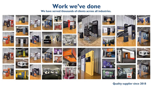 定制模块化灯箱贸易展铝10x20ft英尺发光二极管背光展台新设计便携式博览会现代展览 - Product Image 3