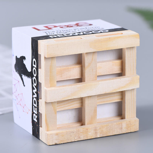 Bloc-notes adhésifs carrés personnalisés avec palette en <span class=keywords><strong>bois</strong></span> promotionnelle – Blocs mémo adhésifs en cube avec palette en <span class=keywords><strong>bois</strong></span> - Product Image 5