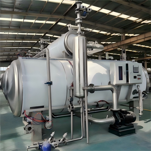 เครื่องนึ่งฆ่าเชื้อแบบออโตเคลฟ สำหรับบรรจุภัณฑ์ใหม่ เช่น ขวด <span class=keywords><strong>กระป๋อง</strong></span> อาหารกระป๋อง เนื้อวัว เนื้อปลา ทูน่า หัวหอม <span class=keywords><strong>แกง</strong></span>กะหรี่ เครื่องดื่ม  ทำจากสแตนเลส 304 - Product Image 2